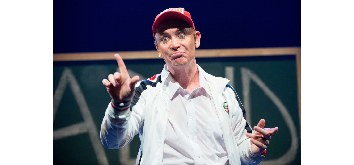 Photo credit: Aaron McIlroy pictured onstage in ADHD by Val Adamson