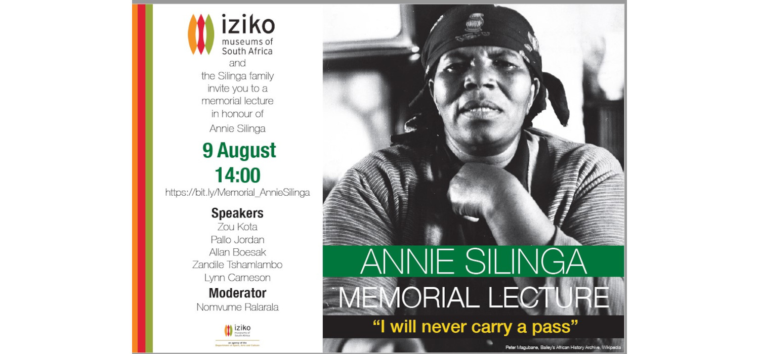 Iziko Museums will be celebrating Women’s Day on Monday, 9 August with a series of events!