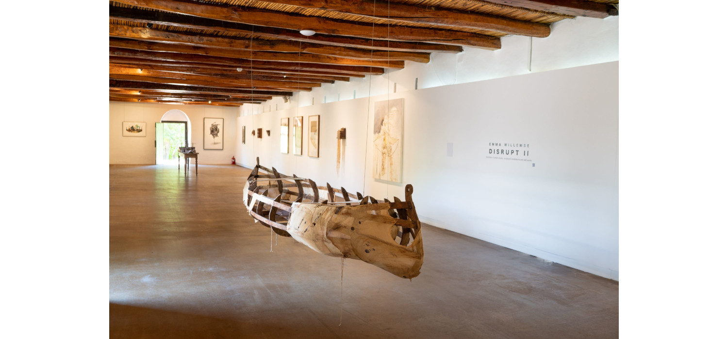 Emma Willemse Disrupt II exhibition - Image credit: Spier Wine Farm.