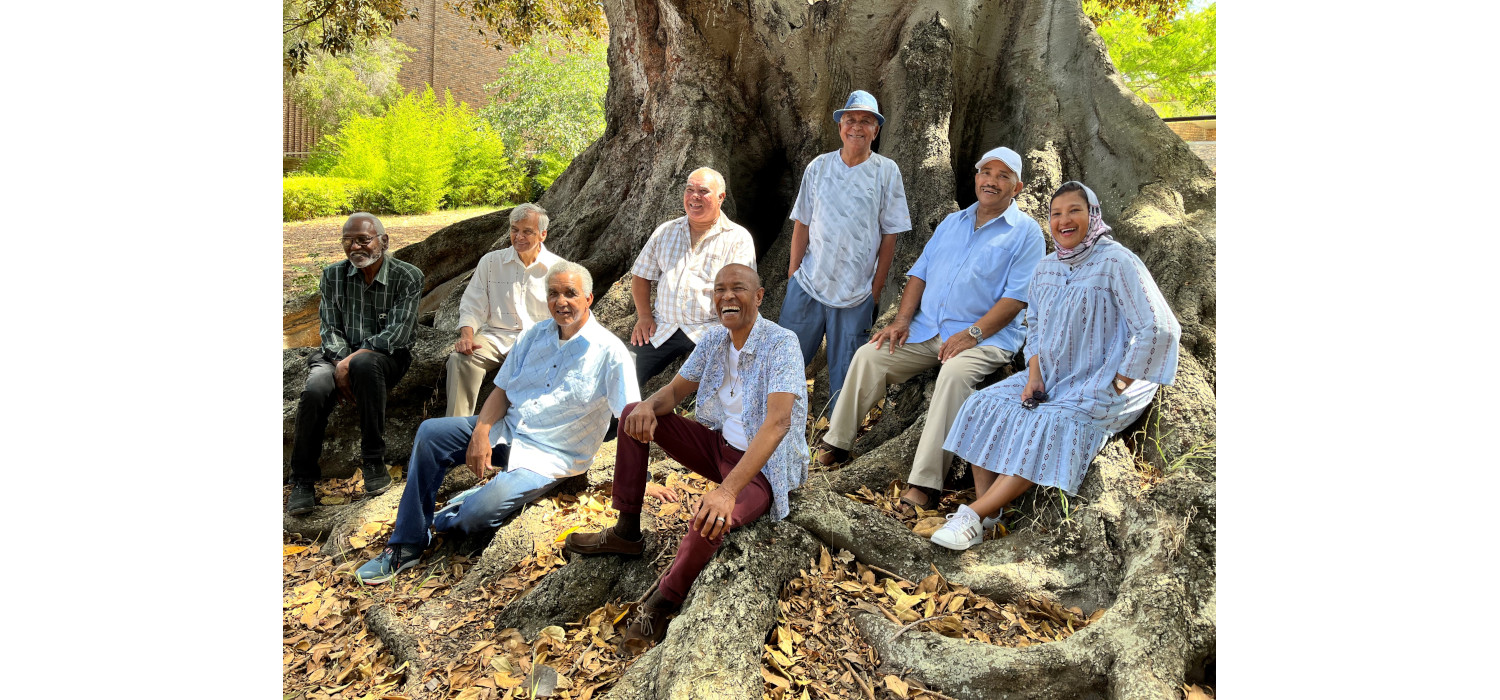 Some of the cast of Terry Fortune's Golden Oldies. Photo by Fahiem Stellenboom.