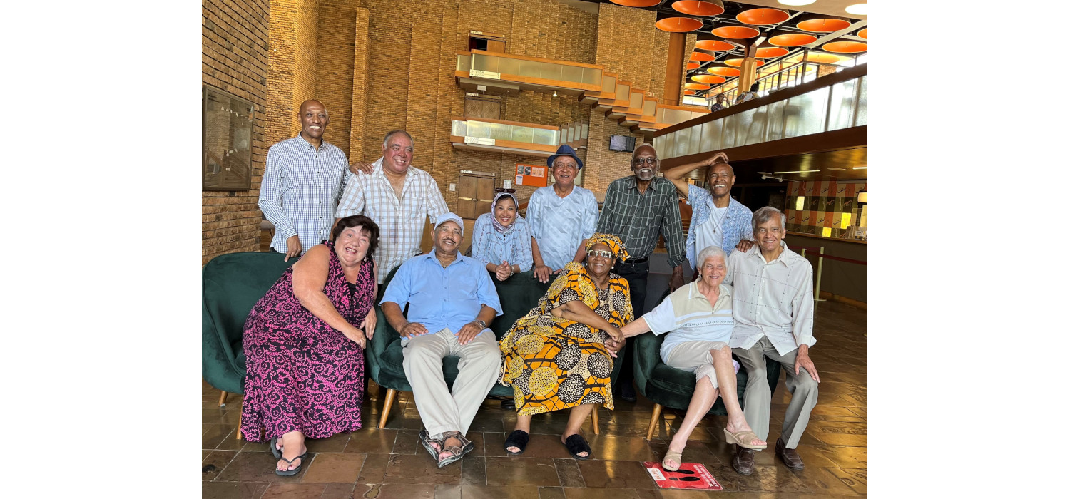 Some of the cast of Terry Fortune's Golden Oldies. Photo by Fahiem Stellenboom.