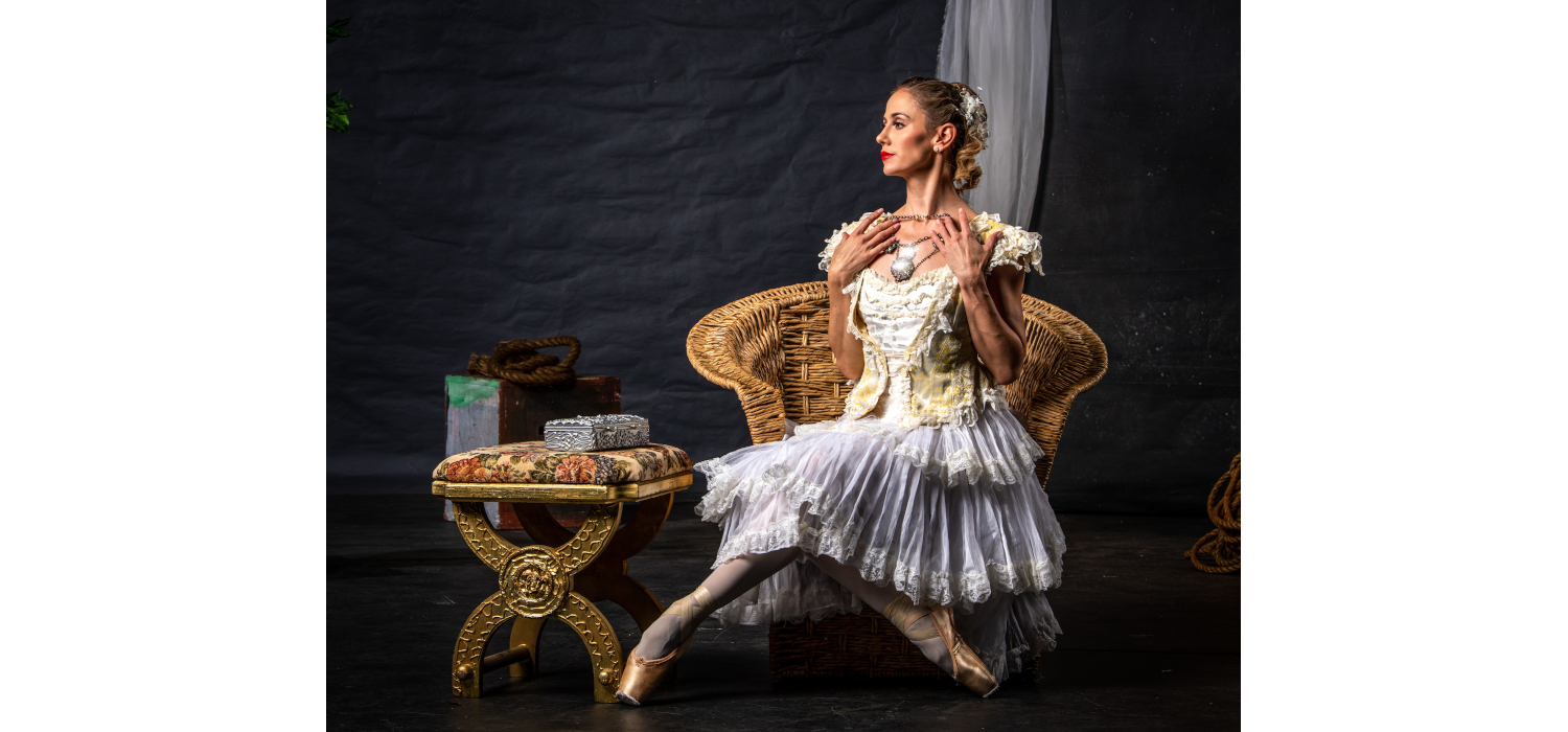 Shannon Glover as Camille LA TRAVIATA - THE BALLET - Joburg Ballet 2022. Photo Lauge Sorensen.