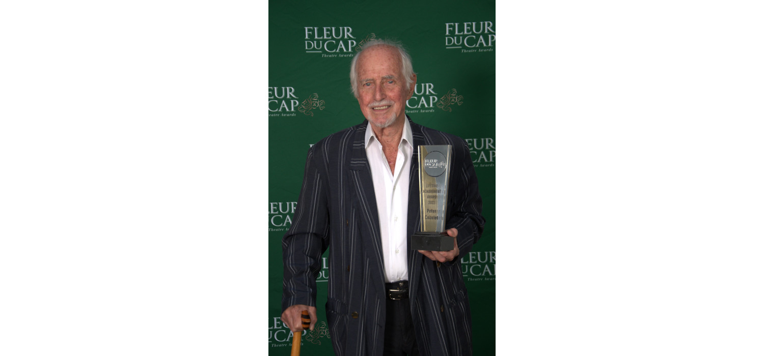 Recipient of the Lifetime Achievement Award Peter Cazalet. Photographer: Jeffrey Abrahams.