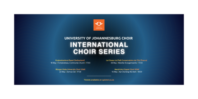 UJ Choir presents its International Concert Series
