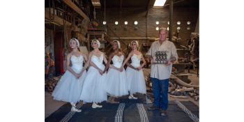Joburg Ballet dancers - Guy du Toit and DANCE OF THE CYGNETS. Image credit: Carla Crafford.