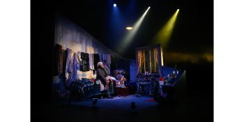 Mpume Mthombeni in Isidlamlilo / The Fire Eater. Photo credit: Val Adamson.