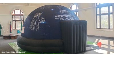 Iziko Museums and Amazon launch High-Tech Mobile Planetarium for Rural Outreach.